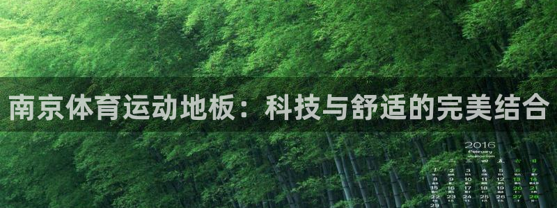 哈哈体育下载：南京体育运动地板：科技与舒适的完美结合
